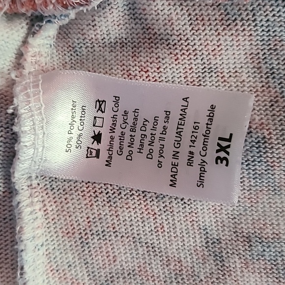 LLR LuLaRoe Unicorn Print Jane Sweatshirt Plus Sz 3XL - Picture 6 of 6